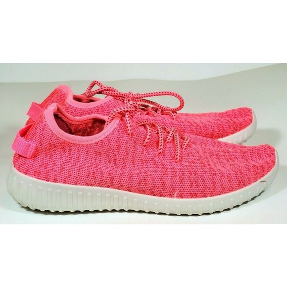 WILD DIVA LOUNGE women's lace up athletic lightweight shoes size 8 fuchsia pink - Picture 1 of 5